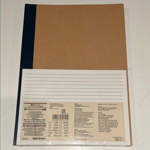 MUJI B5 notebook pack of 5 - lined pages NEW
